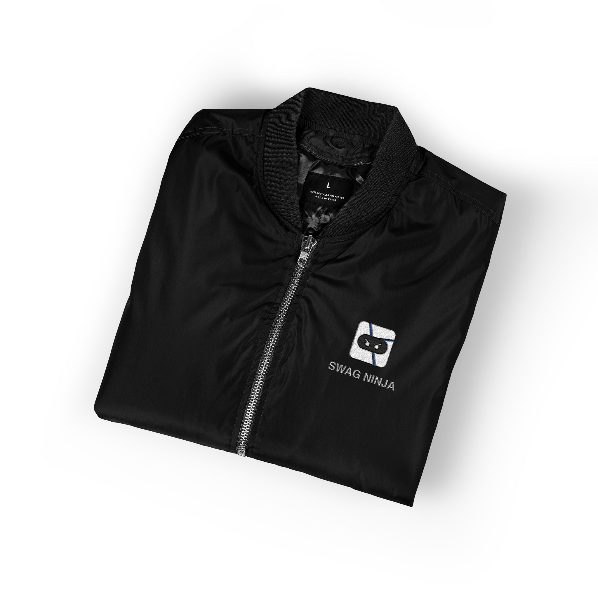 Custom Eco-Friendly Embroidered Bomber Jacket