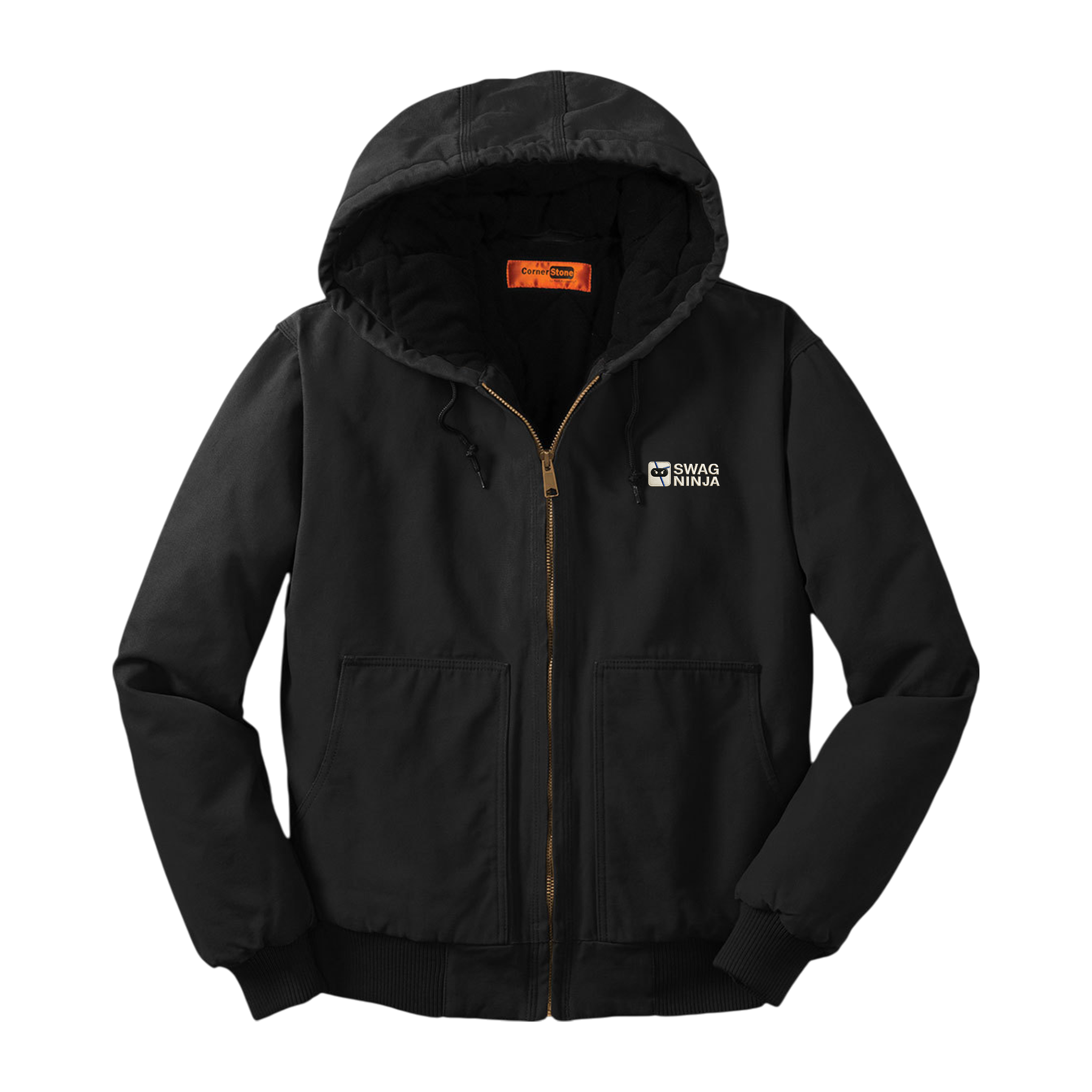 Custom Men's Hooded Work Jacket