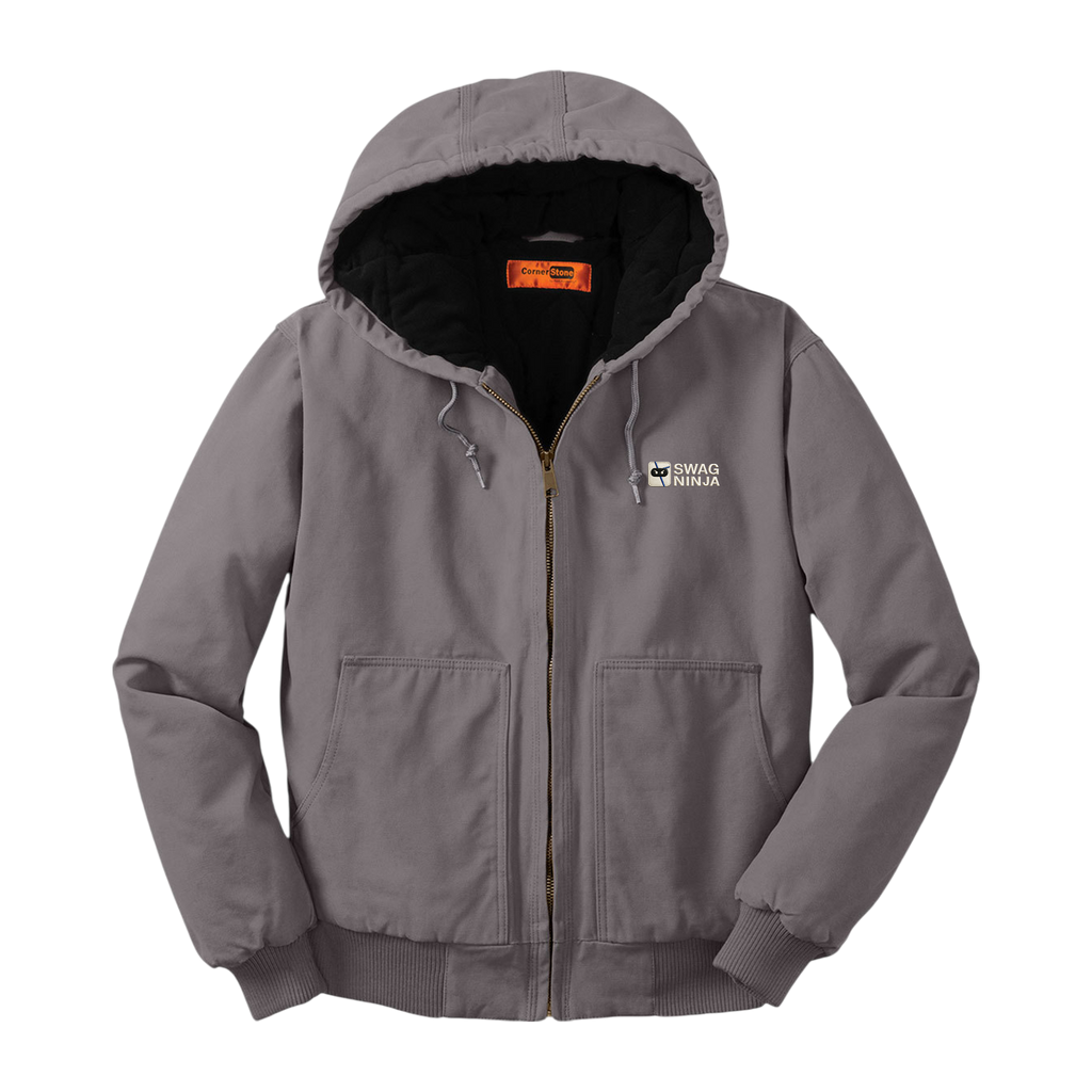 Custom Men's Hooded Work Jacket