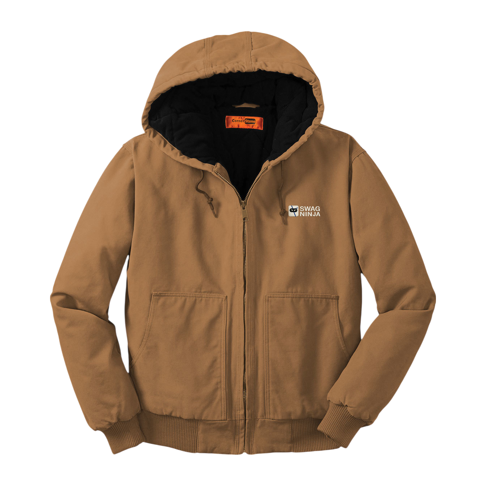 Custom Men's Hooded Work Jacket