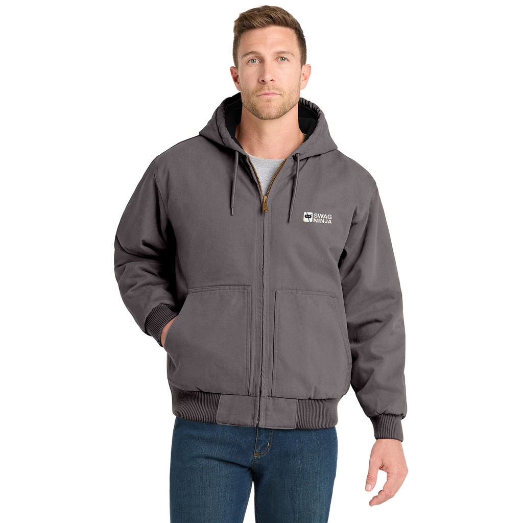 Custom Men's Hooded Work Jacket