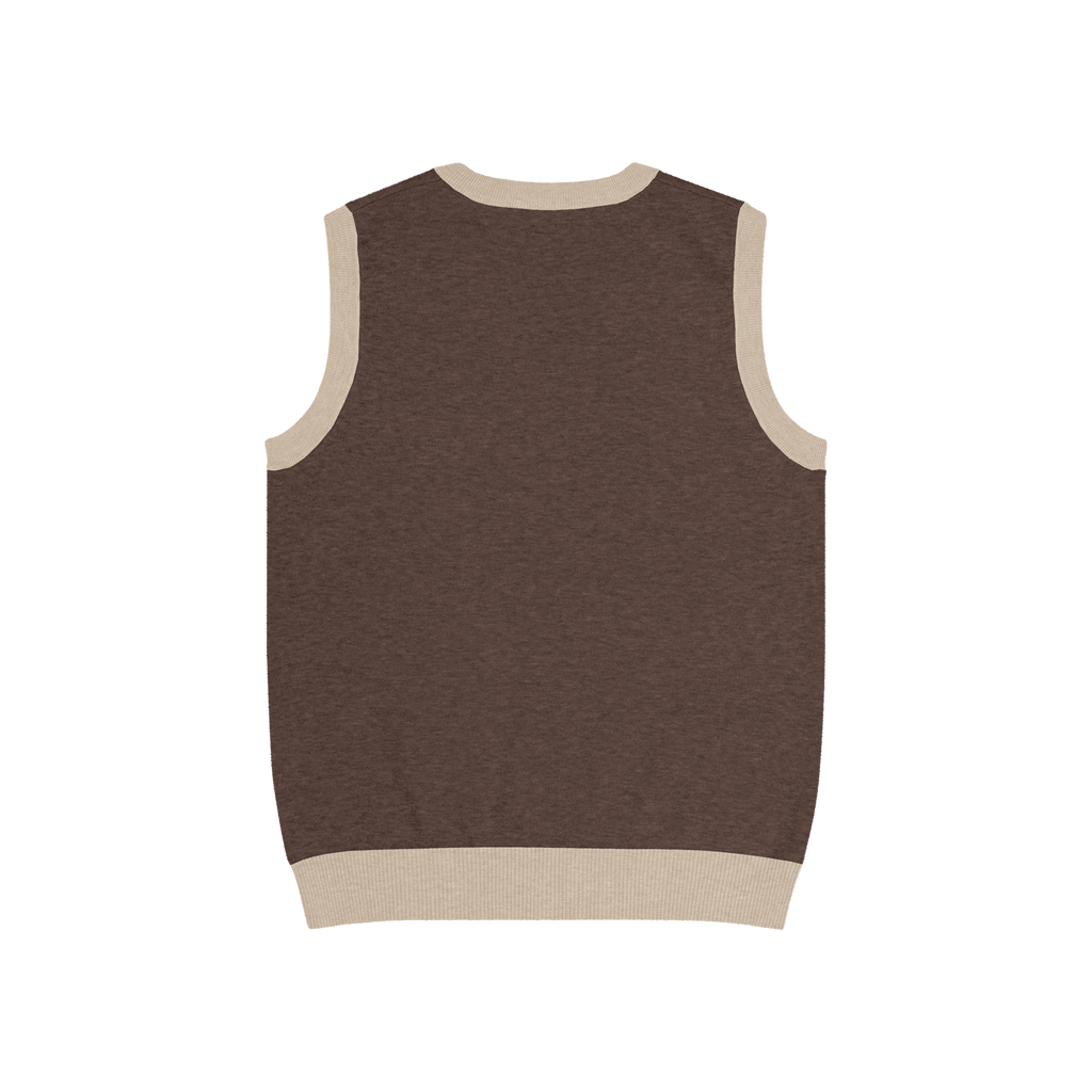 Custom Knit V-neck vest