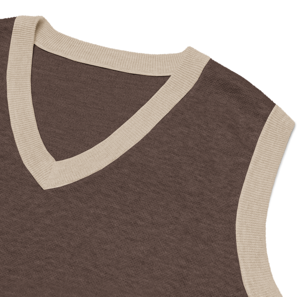 Custom Knit V-neck vest