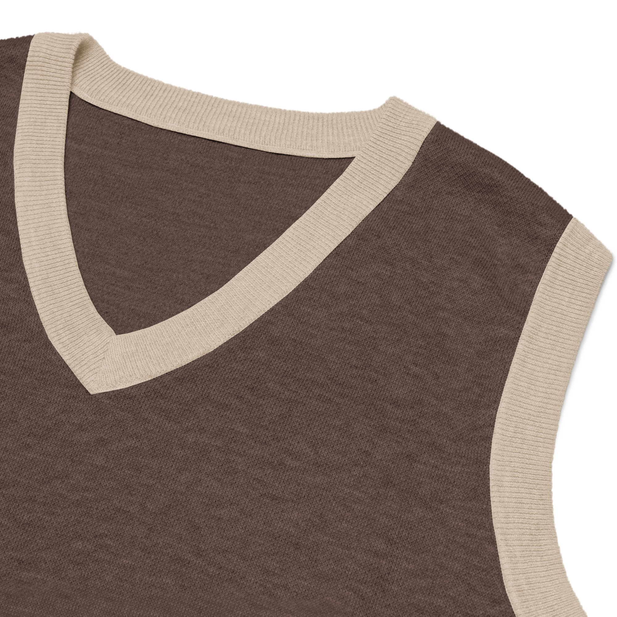 Custom Knit V-neck vest